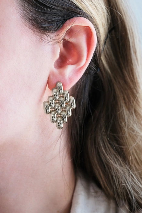 Heliophilia Silver Pendientes de Plata con Circonita